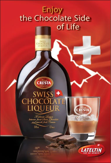 Cresta  500ml - Swiss Chocolate Liqueur